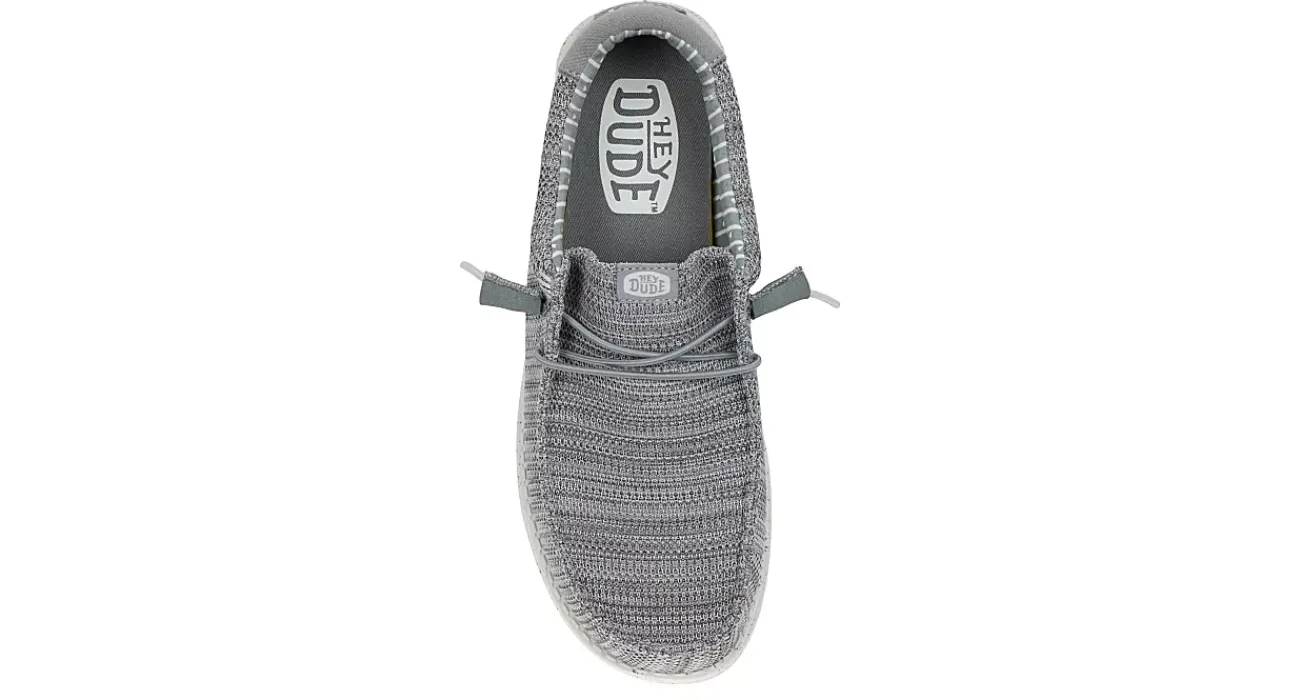 MENS WALLY KNIT SLIP ON SNEAKER>HEYDUDE Outlet