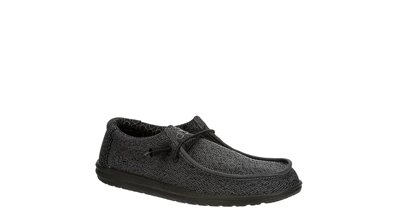 MENS WALLY KNIT WIDE SLIP ON SNEAKER>HEYDUDE Sale