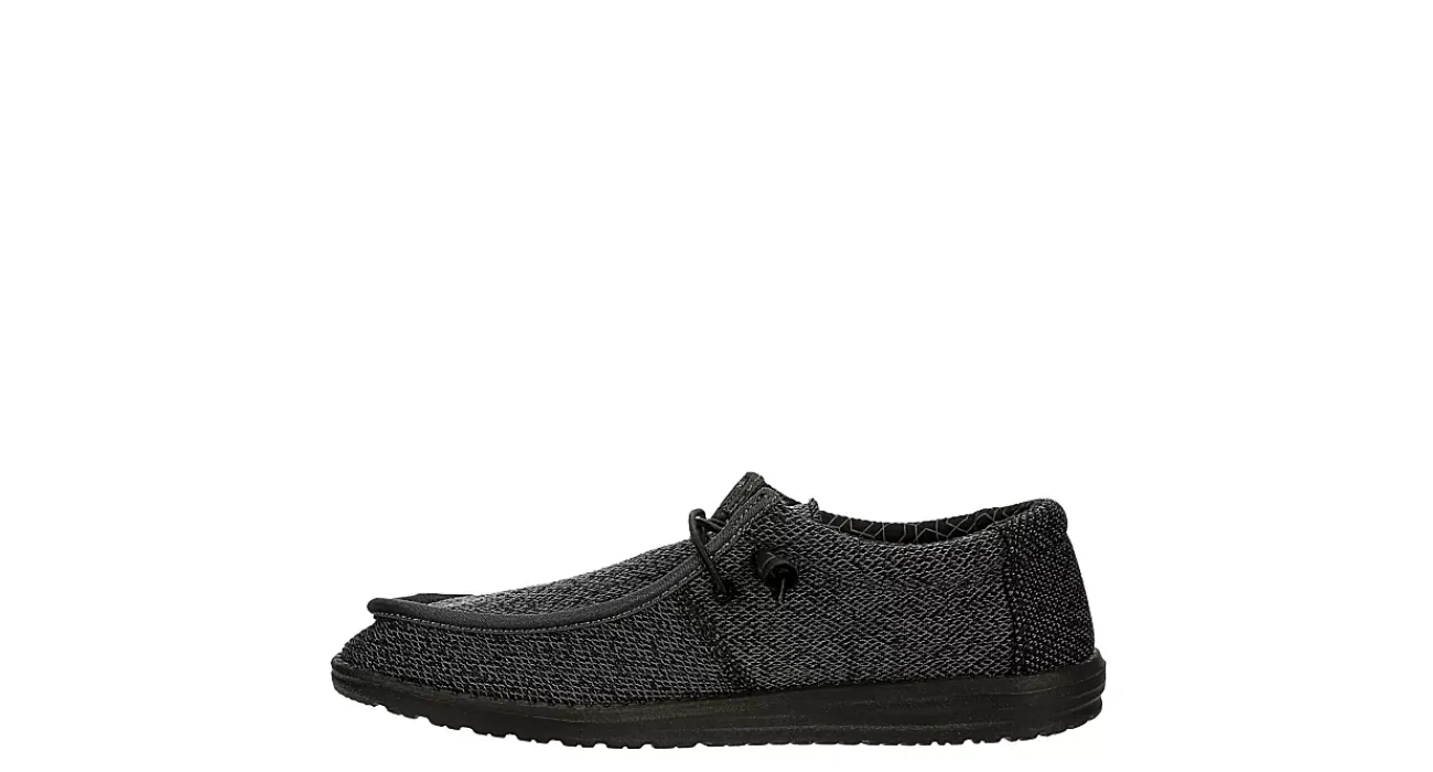 MENS WALLY KNIT WIDE SLIP ON SNEAKER>HEYDUDE Sale