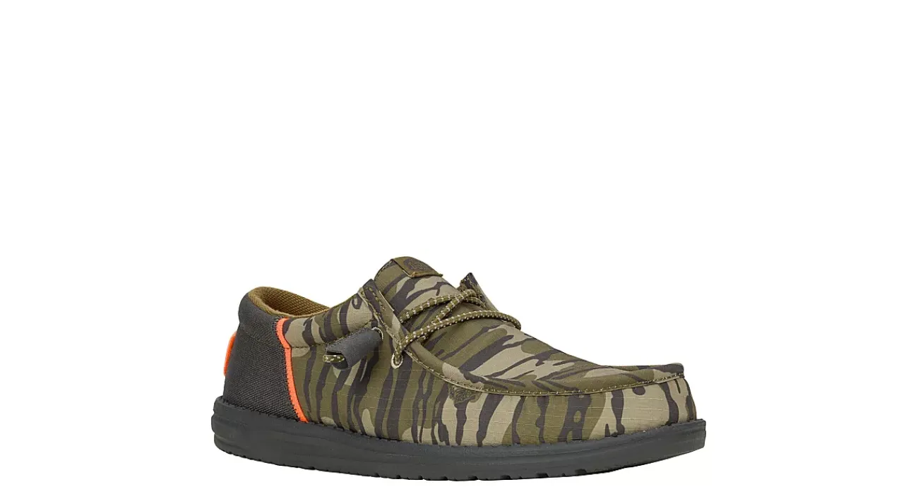 MENS WALLY MOSSY OAK SLIP ON SNEAKER>HEYDUDE Discount
