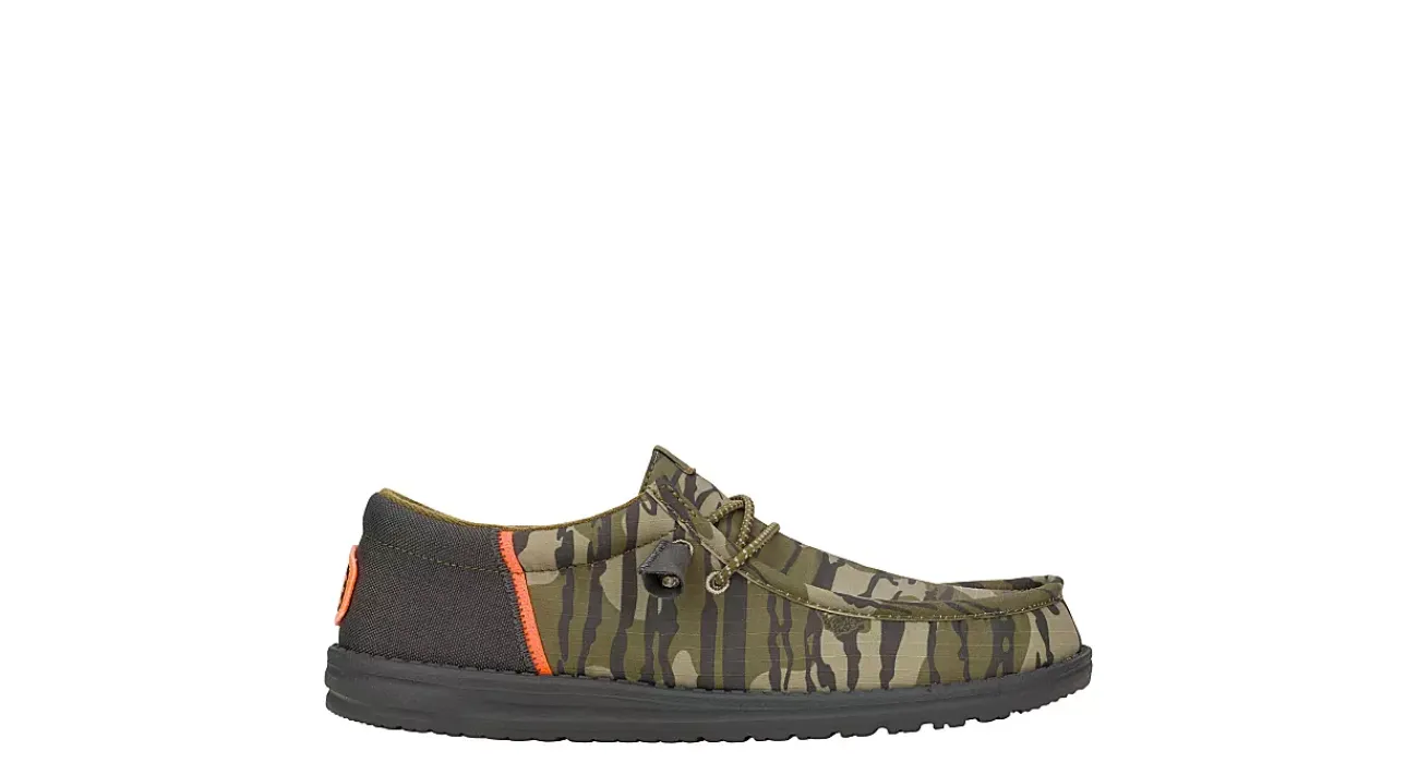 MENS WALLY MOSSY OAK SLIP ON SNEAKER>HEYDUDE Discount