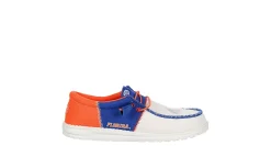 MENS WALLY TRI FLORIDA GATORS SLIP ON SNEAKER>HEYDUDE New