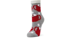 WOMENS ALOE INFUSED COFFEE LOVERS CREW SOCK 1 PAIR>FIRESIDE Online
