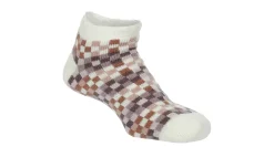 WOMENS ALOE INFUSED MULTI CHECKER LOW CUT SOC 1 PAIR>FIRESIDE Sale