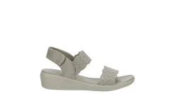 WOMENS ARYA SCALLOPED KNIT SLING SANDAL>SKECHERS Clearance