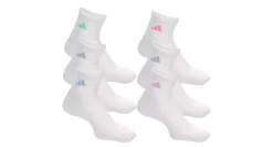 WOMENS ATHLETIC CUSHIONED QUARTER SOCKS 6 PAIRS>ADIDAS Best
