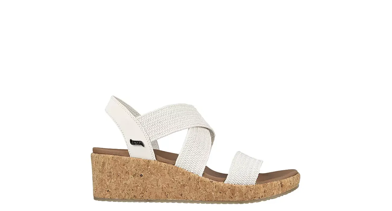 WOMENS BEVERLEE LOVE STAYS WEDGE SANDAL>SKECHERS Online