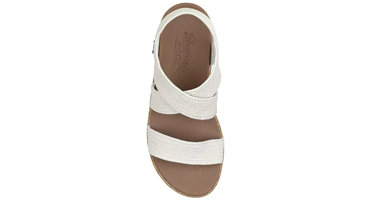 WOMENS BEVERLEE LOVE STAYS WEDGE SANDAL>SKECHERS Online