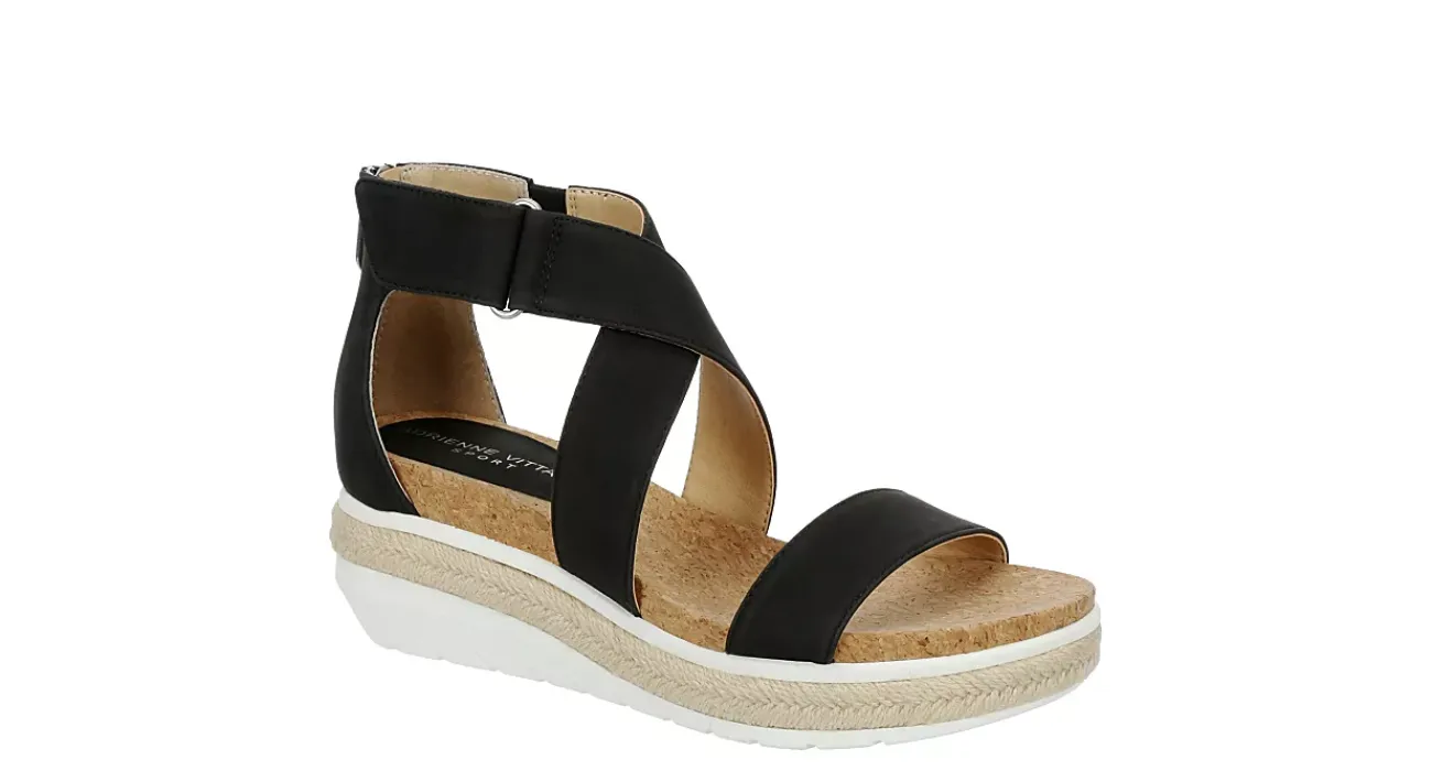WOMENS CAPE ANN WEDGE SANDAL>ADRIENNE VITTADINI Discount
