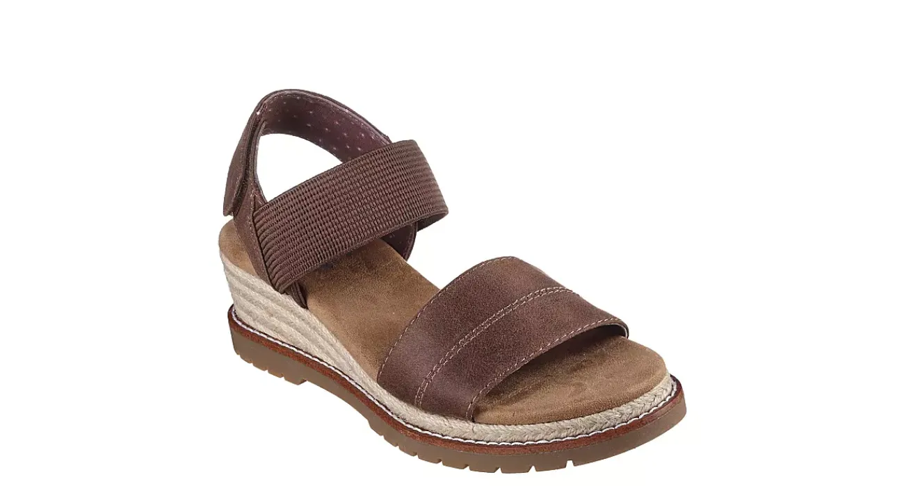 WOMENS CITY SCAPES LOW WEDGE SANDAL>SKECHERS