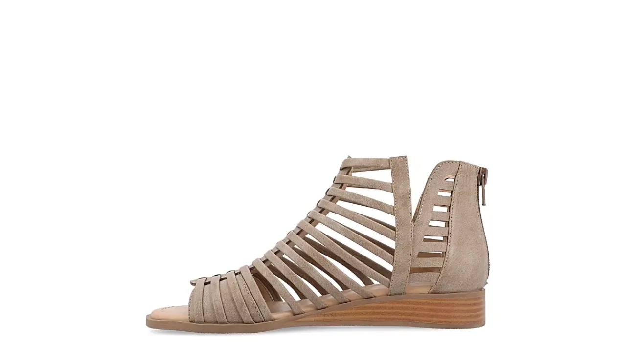 WOMENS DELILAH WIDE SANDAL>JOURNEE COLLECTION New