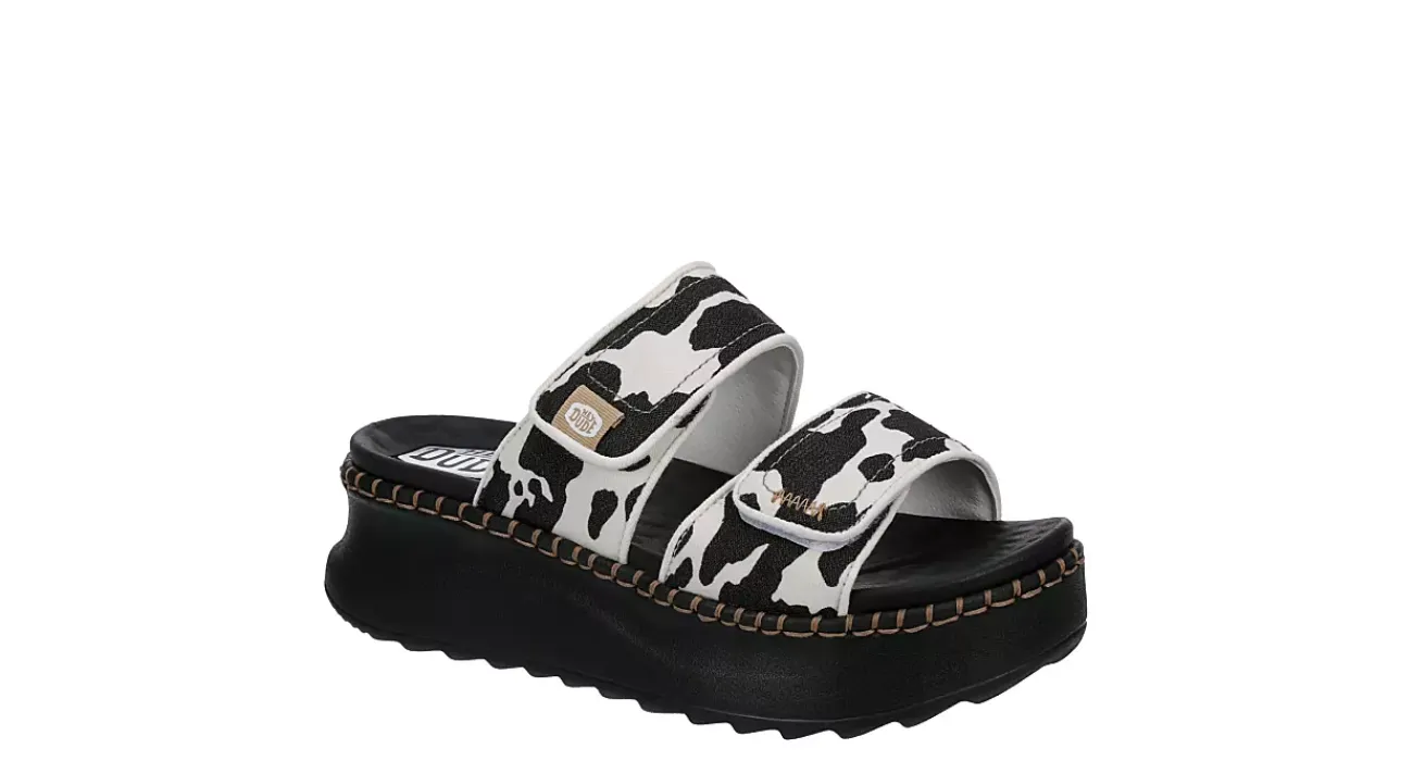 WOMENS DELRAY WHIPSTITCH SLIDE>HEYDUDE Outlet