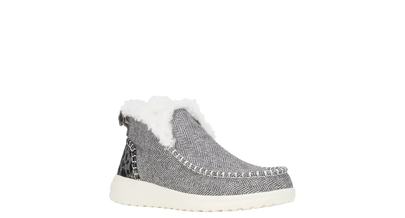 WOMENS DENNY SLIP ON SNEAKER BOOT>HEYDUDE