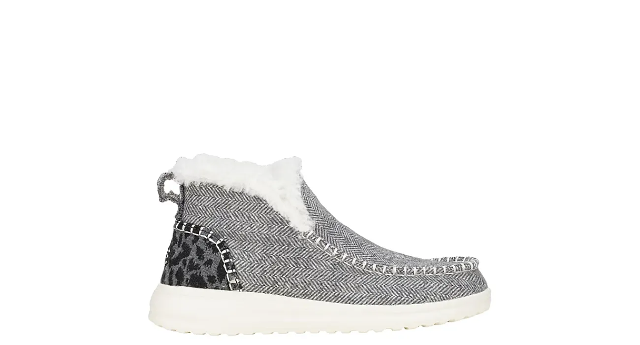 WOMENS DENNY SLIP ON SNEAKER BOOT>HEYDUDE