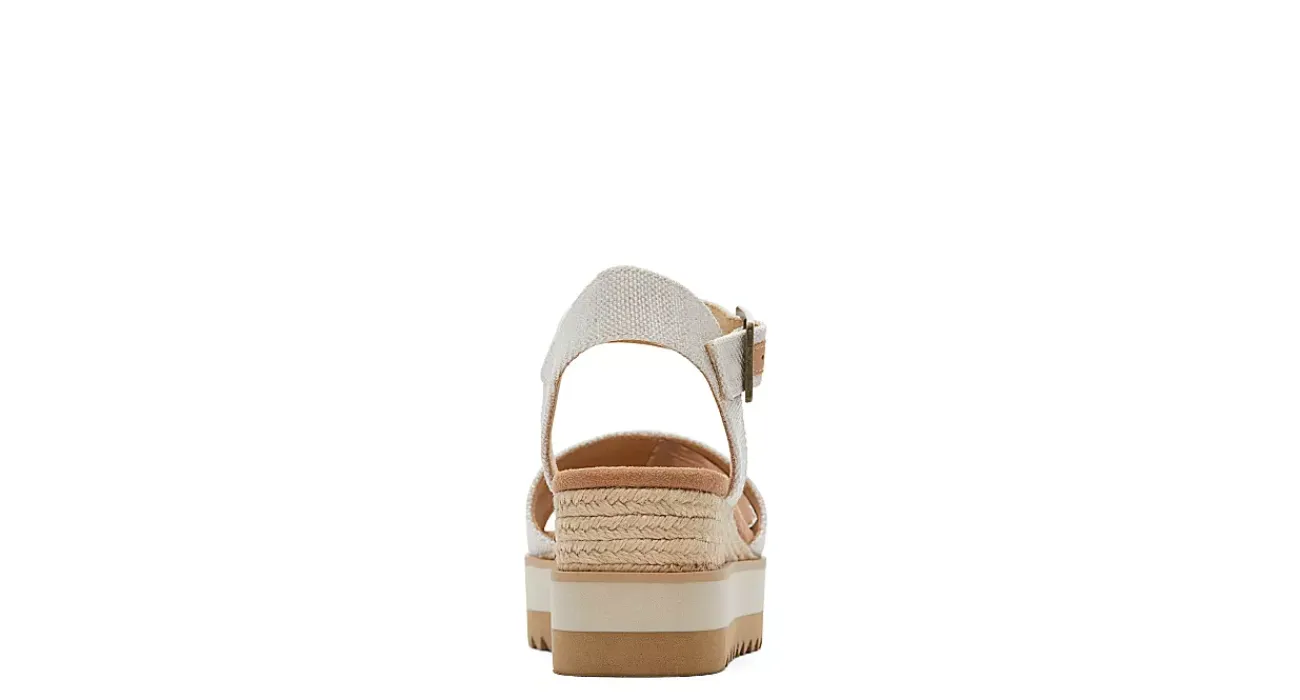 WOMENS DIANA WEDGE SANDAL>TOMS Best