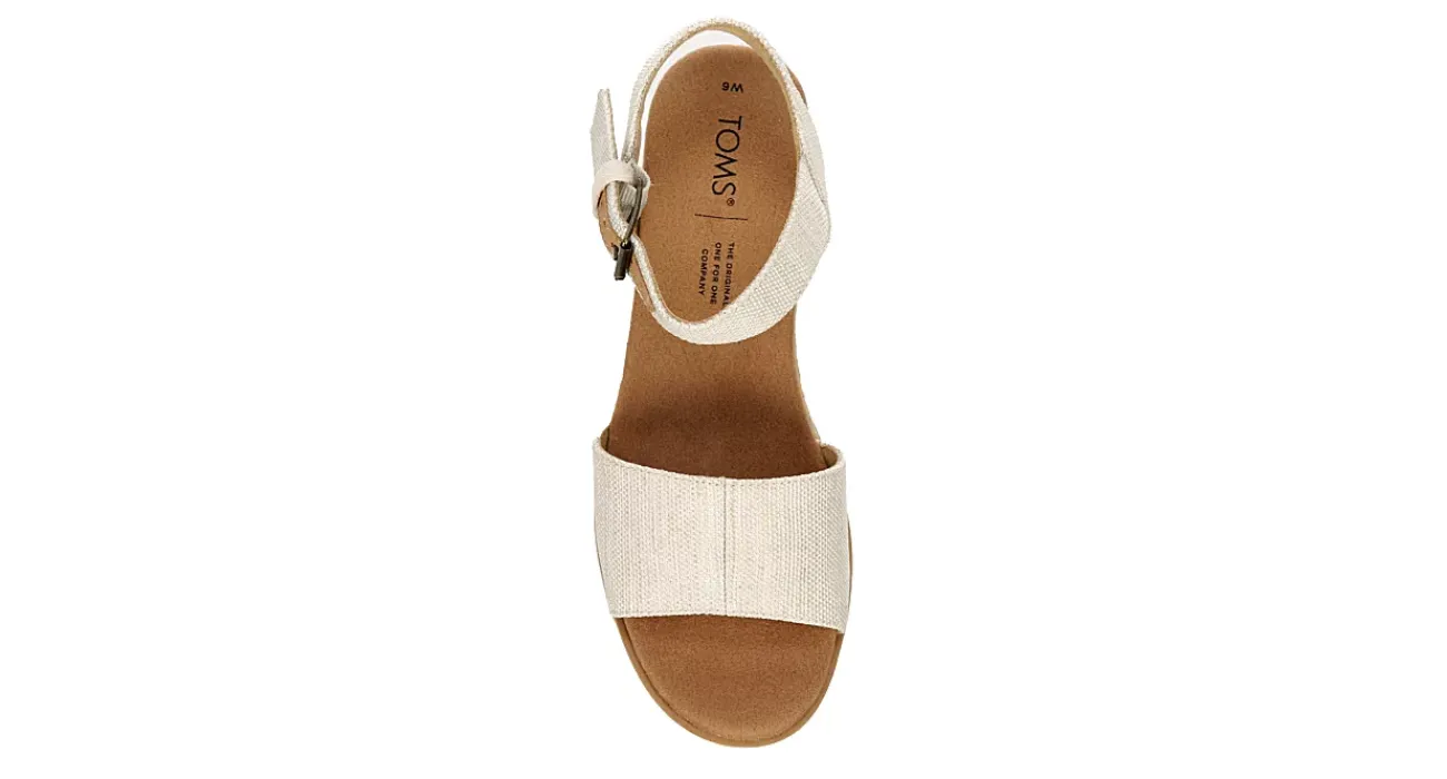 WOMENS DIANA WEDGE SANDAL>TOMS Best