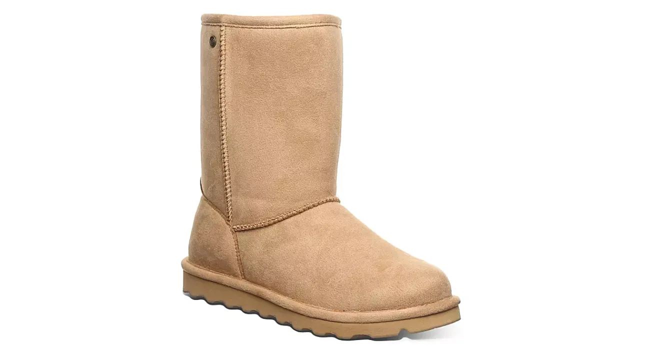 WOMENS ELLE SHORT VEGAN WATER RESISTANT FUR BOOT>BEARPAW Discount