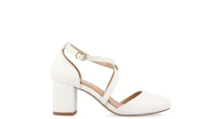 WOMENS FOSTER PUMP BLOCK HEEL>JOURNEE COLLECTION Discount