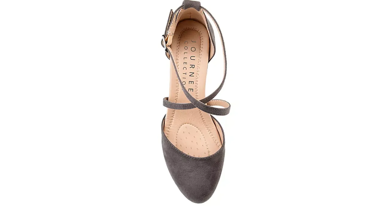 WOMENS FOSTER WIDE PUMP>JOURNEE COLLECTION Clearance