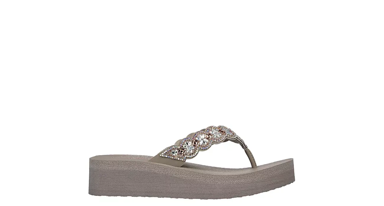 WOMENS HAPPY SPRING FLIP FLOP SANDAL>SKECHERS Discount