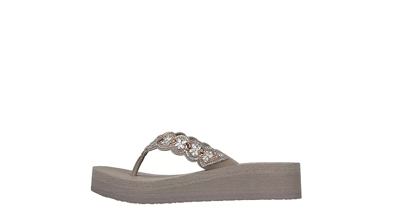 WOMENS HAPPY SPRING FLIP FLOP SANDAL>SKECHERS Discount