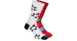 WOMENS HOLIDAY GNOME CREW SOCKS 2 PAIRS>HAPPY HOLIDAYS Best