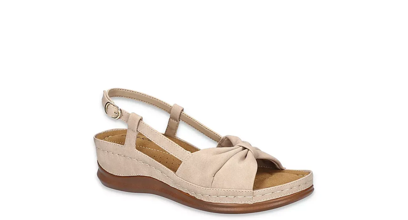 WOMENS JUPITER WEDGE SANDAL>EASY STREET Hot