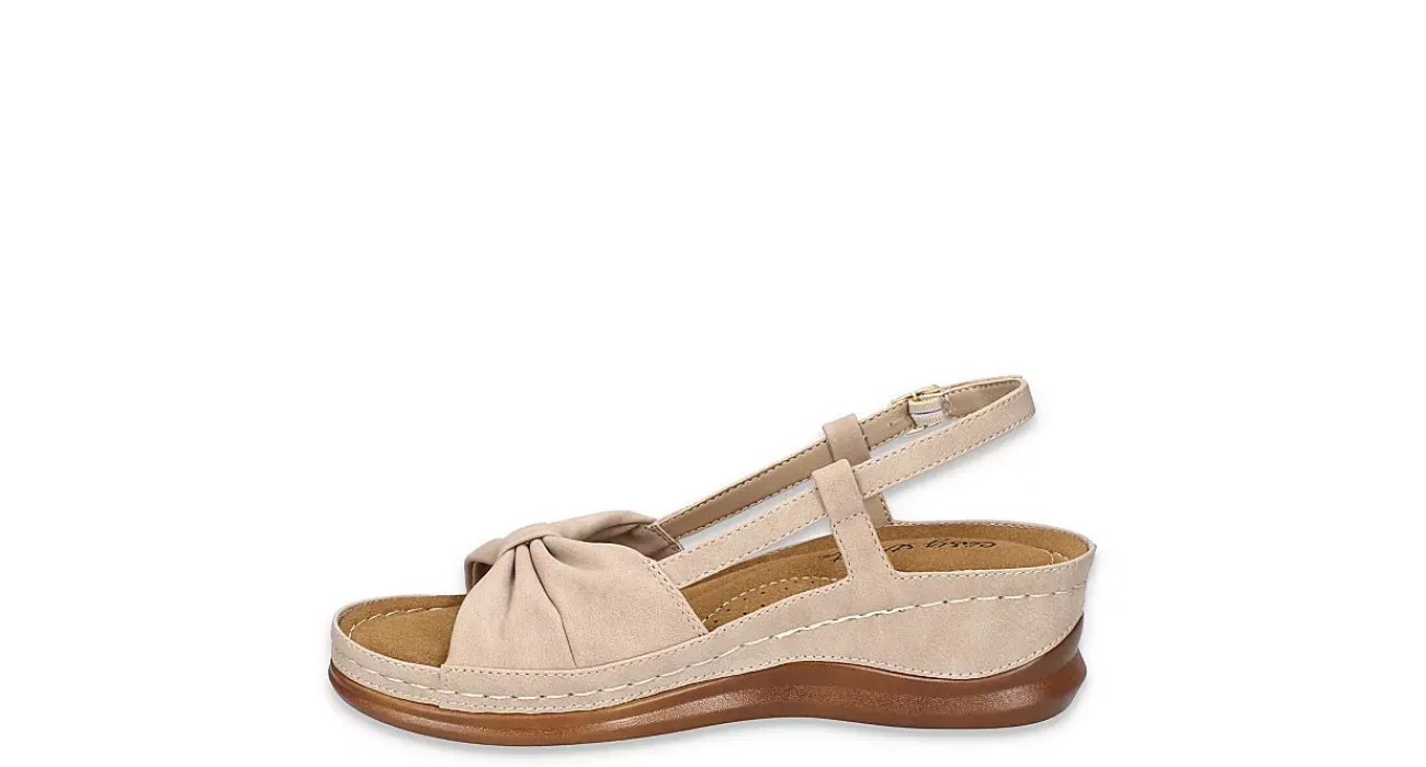 WOMENS JUPITER WEDGE SANDAL>EASY STREET Hot