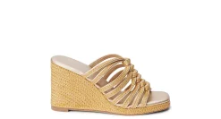 WOMENS LANEY WEDGE RAFFIA>BEACH Outlet