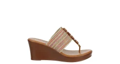 WOMENS MAHOGANY WEDGE SANDAL>LAUREN BLAKWELL Hot