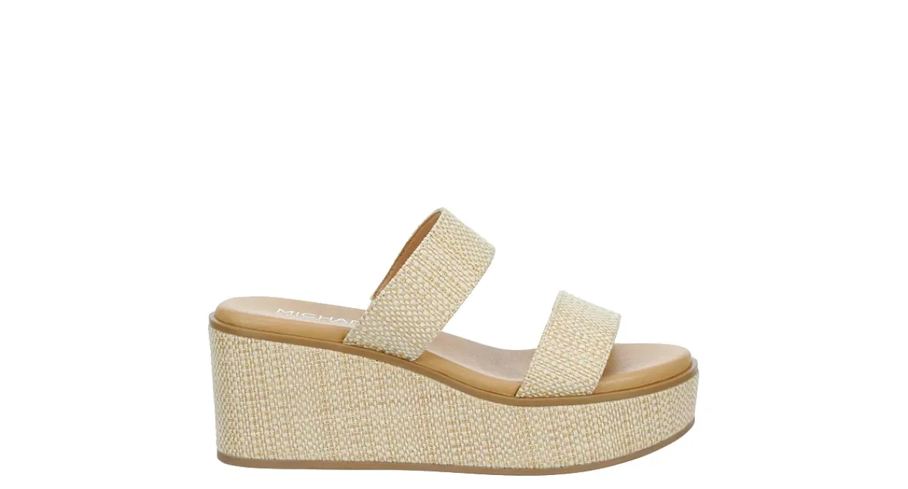 WOMENS PIERRE WEDGE SANDAL>MICHAEL BY MICHAEL SHANNON
