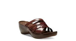 WOMENS POPPY WEDGE SANDAL COMFORT SLIDES WEDGES>EASTLAND Best