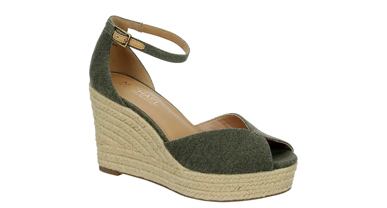 WOMENS POSIE WEDGE SANDAL>MICHAEL BY MICHAEL SHANNON Clearance