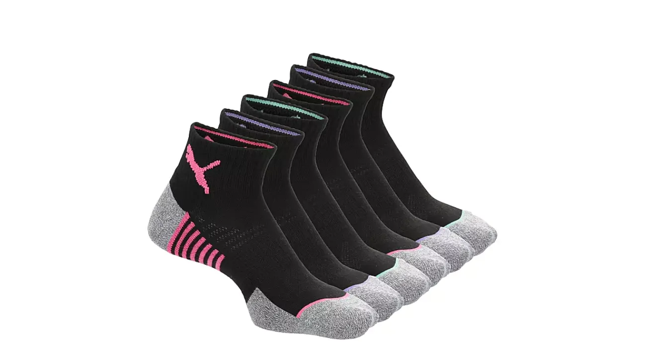 WOMENS QUARTER CREW SOCKS 6 PAIRS>PUMA Sale