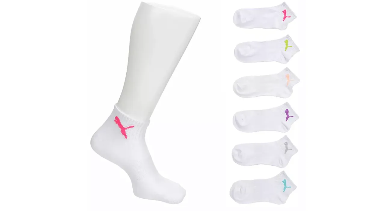 WOMENS QUARTER SOCKS 6 PAIRS>PUMA Best