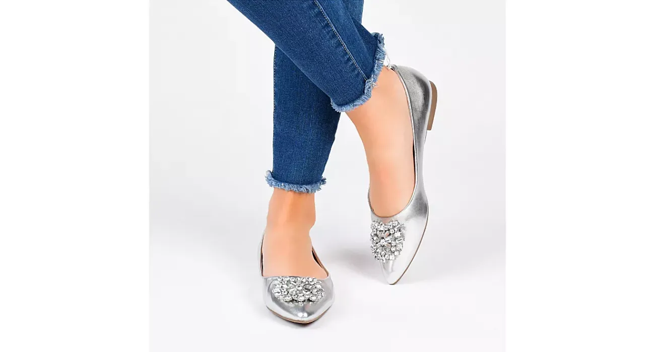 WOMENS RENZO FLAT>JOURNEE COLLECTION