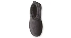 WOMENS SHORTY WIDE WATER RESISTANT FUR BOOT><noscript><img width=
