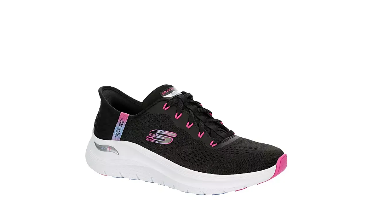 WOMENS SLIP-INS ARCH FIT 2.0 EASY CHIC RUNNING SHOE>SKECHERS