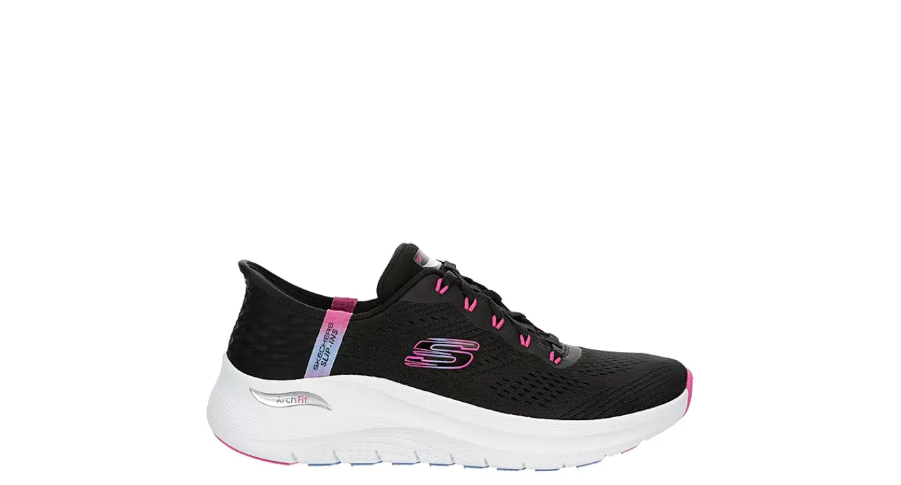 WOMENS SLIP-INS ARCH FIT 2.0 EASY CHIC RUNNING SHOE>SKECHERS