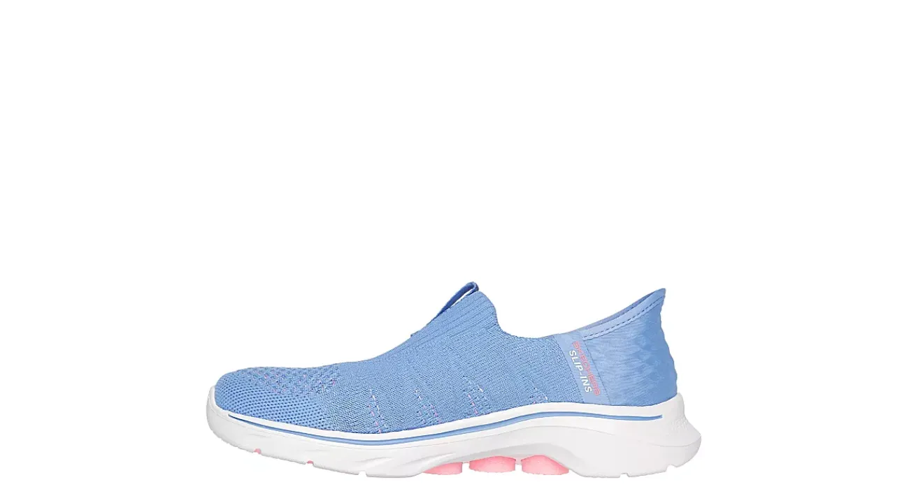 WOMENS SLIP-INS GO WALK 7 CITY LIGHTS RUNNING SHOE>SKECHERS