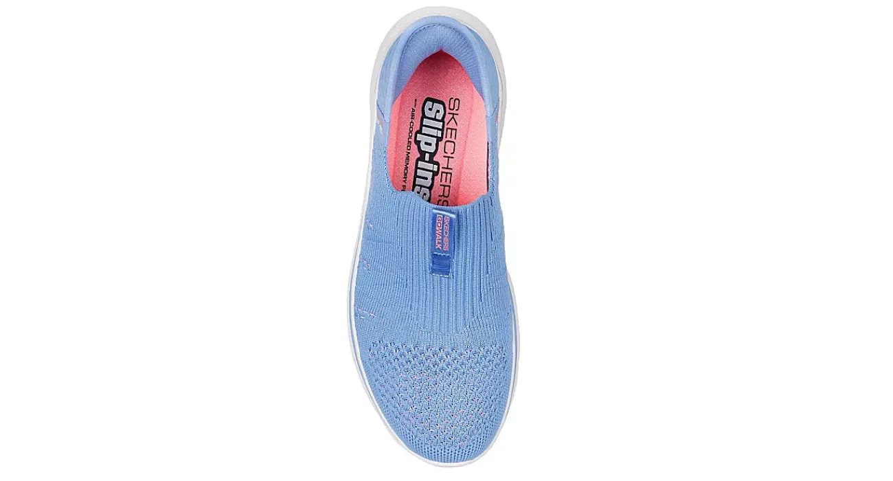 WOMENS SLIP-INS GO WALK 7 CITY LIGHTS RUNNING SHOE>SKECHERS