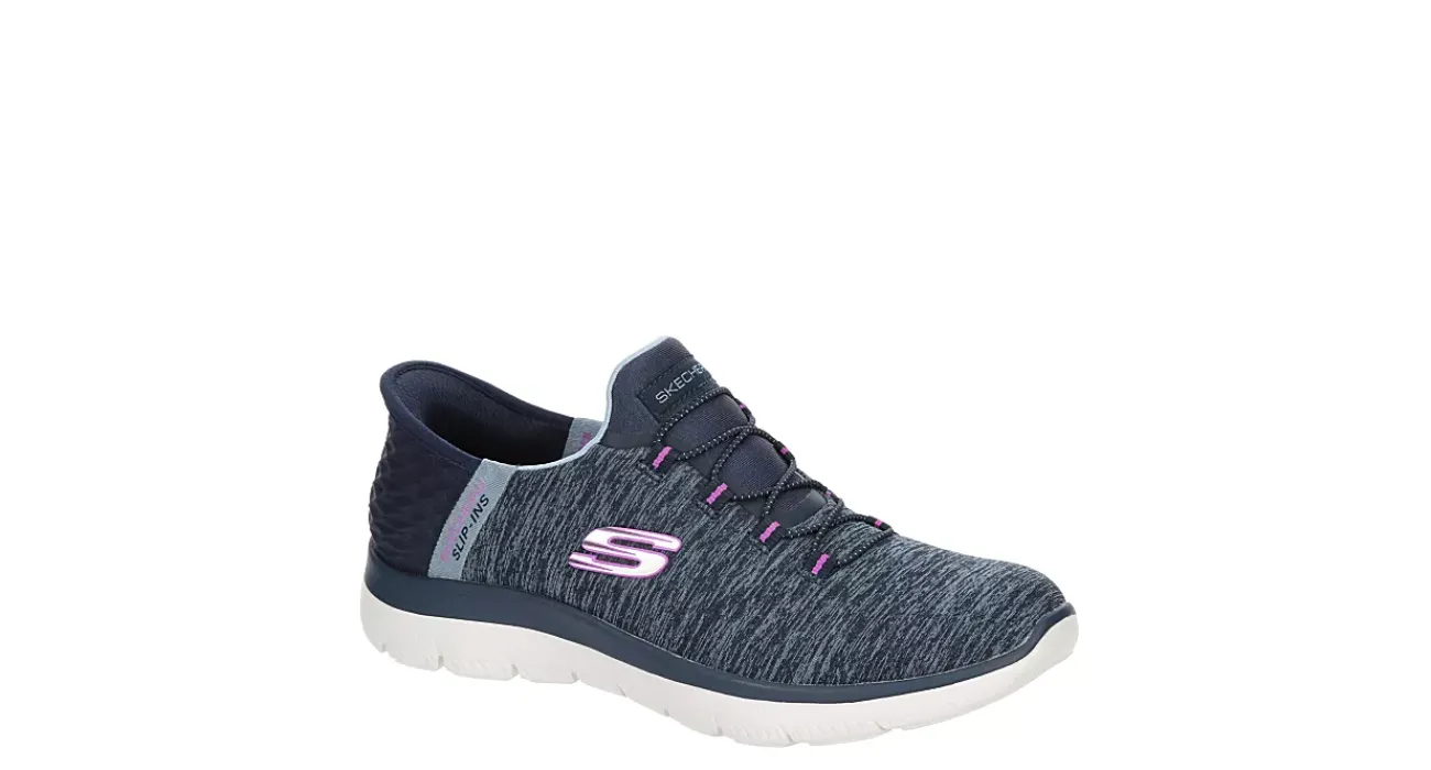 WOMENS SLIP-INS SUMMITS RUNNING SHOE>SKECHERS