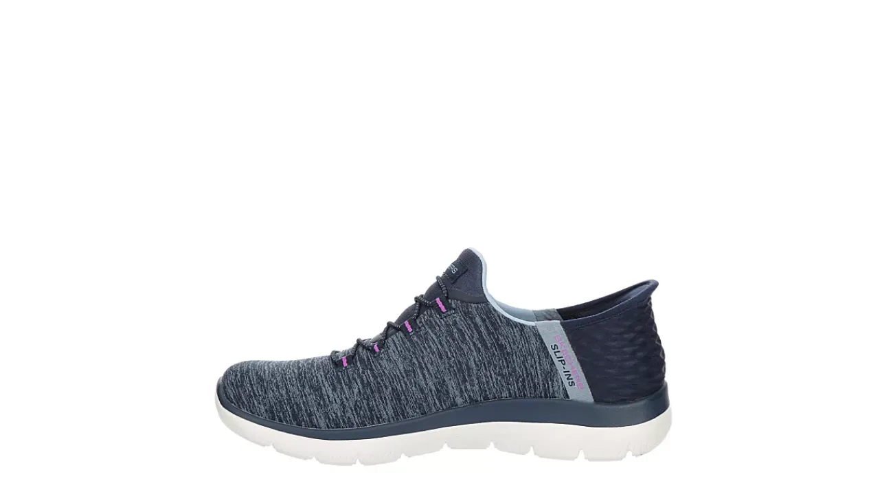 WOMENS SLIP-INS SUMMITS RUNNING SHOE>SKECHERS