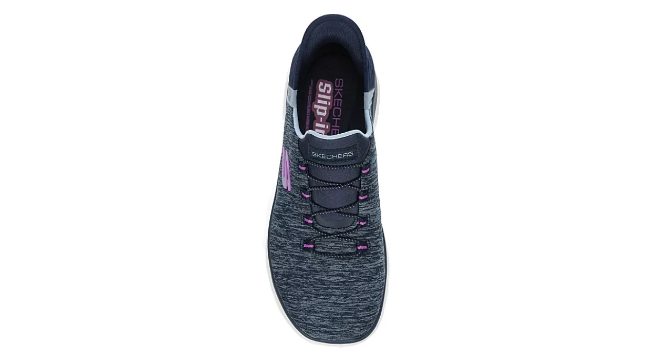 WOMENS SLIP-INS SUMMITS RUNNING SHOE>SKECHERS