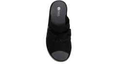 WOMENS SMILE WEDGE SANDAL><noscript><img width=