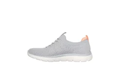 WOMENS SUMMITS KNIT SLIP ON RUNNING SHOE><noscript><img width=