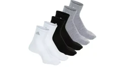 WOMENS SUPERLITE QUARTER SOCKS 6 PAIRS>ADIDAS New