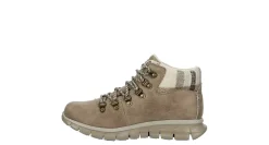 WOMENS SYNERGY- PLAID MOOD LACE-UP BOOT><noscript><img width=