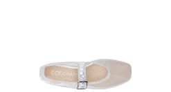 WOMENS TRIBECA MESH SQUARE-TOE MARY JANE BALLET FLAT.><noscript><img width=