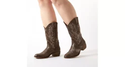 WOMENS TWAIN WESTERN BOOT><noscript><img width=